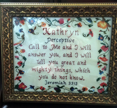 Kathryn stitched by Carole Arnouts